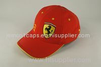 baseball cap with embroidery