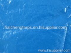 Blue/Blue Waterproof Poly Tarpaulin in Rolls