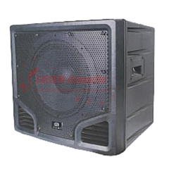 15inch 2 way molded plastic speaker boxes
