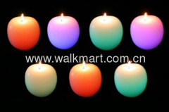 Apple candle can changed color