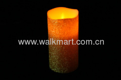 Flameless Flickering Melted Wax LED Candle