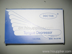 wooden tongue depressor