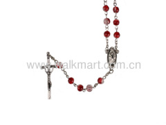 Catholic Rosary,glass rosary,wood rosary