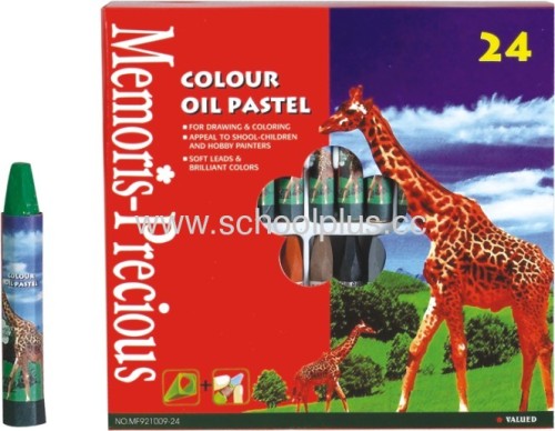 24pcs Color shaped oil pastel set