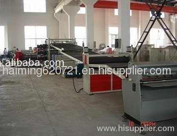 PE sheet extrusion line