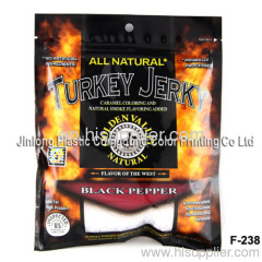 beef jerky bag with zipper