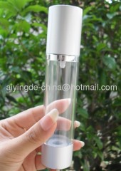 silver 50ml cream bottle for cosmetic package