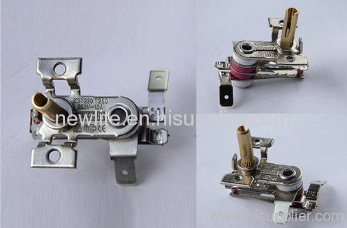 Temperature 250℃ Bimetal thermostat for oven