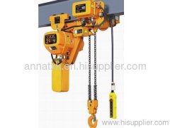 low headroom electric chain hoists