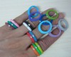 Silicone Ring With Diamond Finger Ring With Crystal