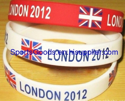 London Olympics 2012 silicone bracelets Rubber band