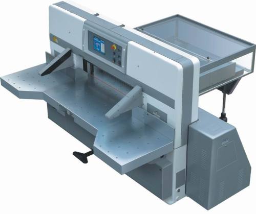 CNC Programmable hydraulic paper guillotine cutters cutting machine