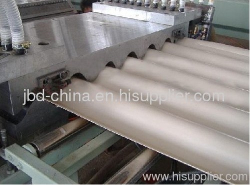 PVC corrugated sheet production line