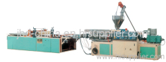 PVC wave board making machine