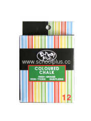 Non-toxic school supply color dustless chalk