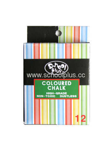 Non-toxic school supply color dustless chalk