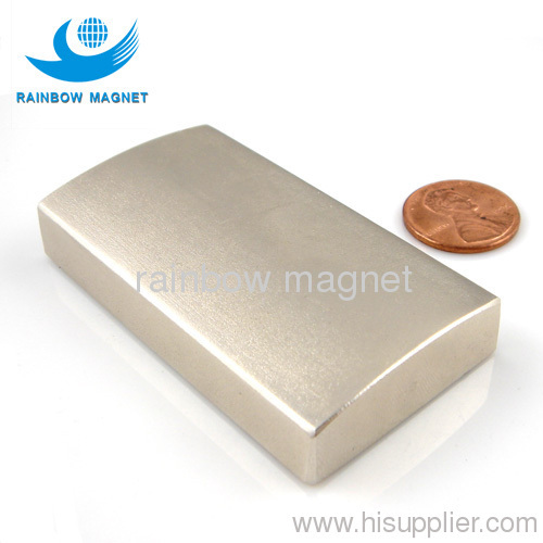 Sintered NdFeB arc magnet.Super strong permanent magnet arc