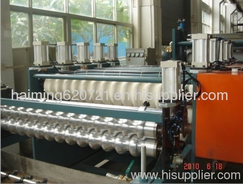 UPVC Roof Corrugated Board Production Line