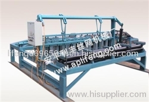 Hydraulic mining mesh knitting machine