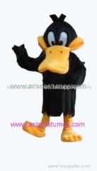 daffy duck costume mascot, cartoon characters mascots