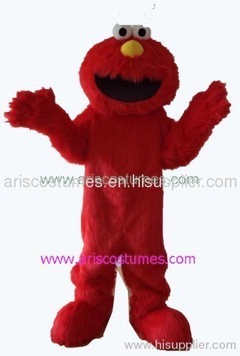 elmo monster mascot costume cartoon characters mascotte