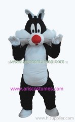 Sylvester mascot cartoon characters costumes