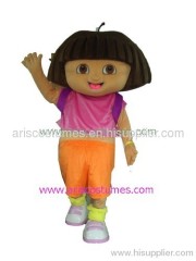 Dora mascot costume