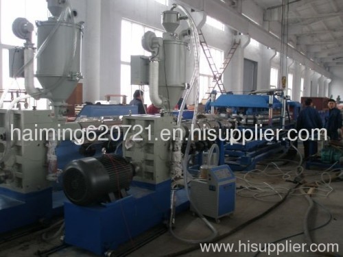 HDPE/PP Double wall corrugation pipe production line