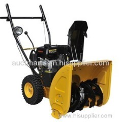 Snow blower, snow thrower with electric starter