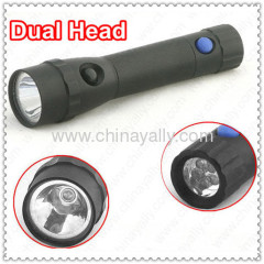 CREE LED & 5 UV LED Dual head LED Flashlight
