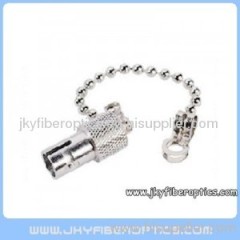 captive Metal Dust Cap With Chain