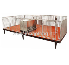 high quality galvanized pipe pig farrowing crates