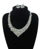 bridal jewelry,bling necklace set