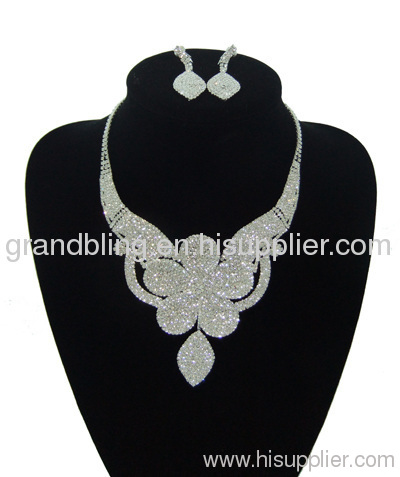 bridal jewelry/necklace set/bridal accessories/jewelry set