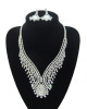 bridal jewelry,bling necklace set