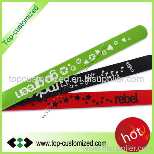 wrist slap bands .silicone wrist slap bands.kids wrist slap