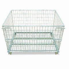 wire storage cage Folding Container Mesh cage