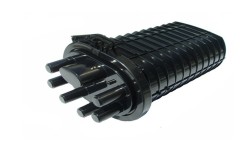 24-core Horizontal type Fiber Optic Splice Closure with two inlets/outlets