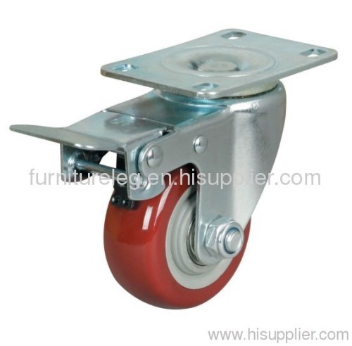 PU Swivel Caster with Brake