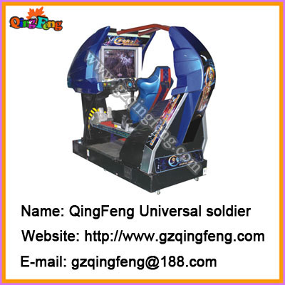 Simulator shooting games machine