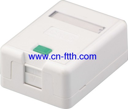 1 Port RJ45 Surface Mount Box