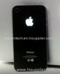 Glowing Luminescent Apple Logo LED Light Mod kit for iPhone 4 4S Back Cover