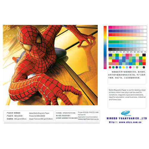 Self-adhesive glossy coated Photo Grade Paper