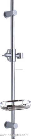 Brass Chrome Shower Slider Bar With Hand Shower Holder