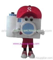 printer mascot costume,custom mascot made,advertising mascot