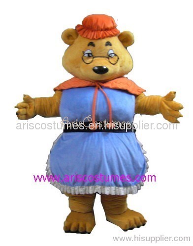 bear mascot animal mascot costume