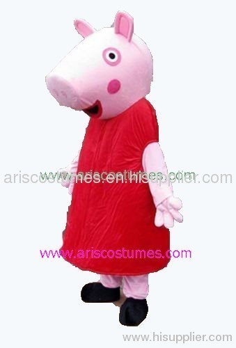xpeppa pig mascot costume,cartoon costumes,cartoon wear