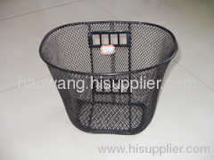 Durable steel colorful mesh wire front bicycle basket