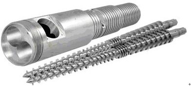 extruder twin screw barrel for PVC granulator