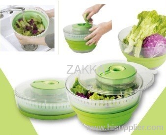 collapsible salad spinner